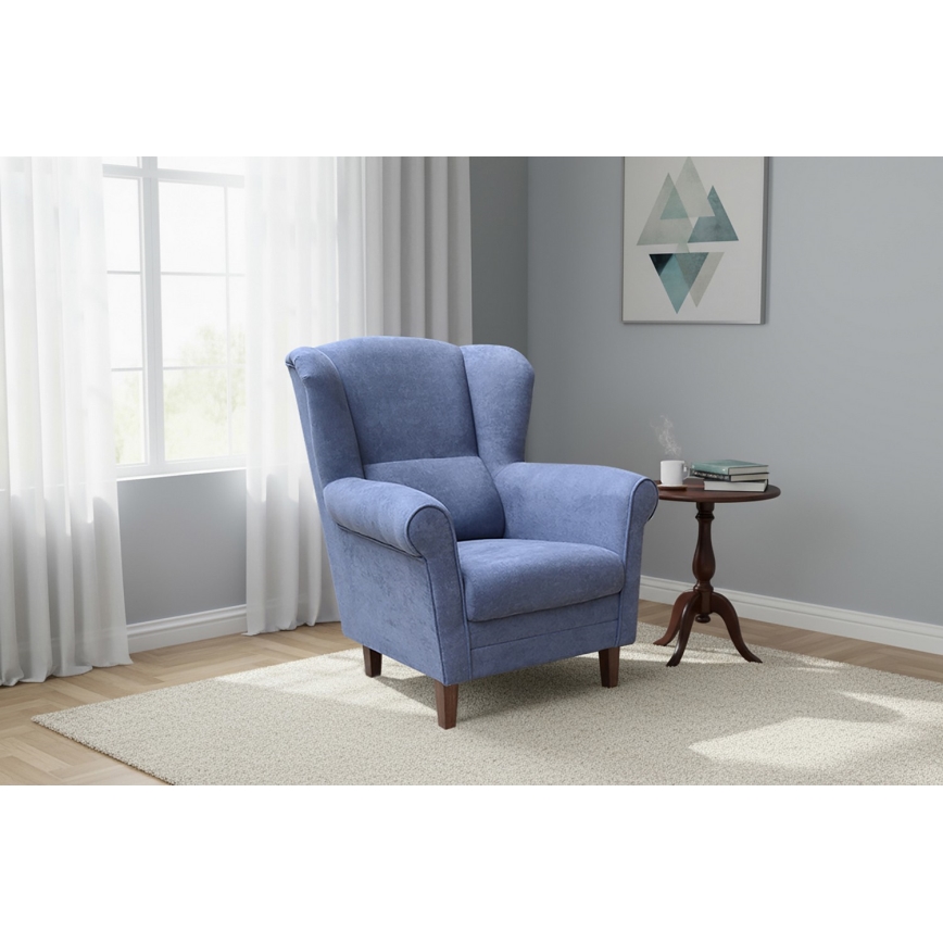 Ohrensessel GALA – blau