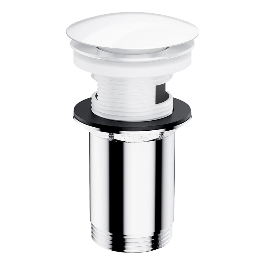 OMNIRES A706BP - Waschbeckenablauf CLICK-CLACK Ø 6,6 cm glänzend weiß