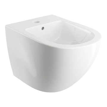 OMNIRES OTTAWABIBP - Wandhängendes Bidet OTTAWA Keramik / glänzendes Weiß