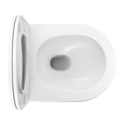 OMNIRES OTTAWASPXMWBM - Hängendes WC mit SoftClose-Sitz OTTAWA Keramik/mattweiß