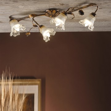 ONLI - Deckenleuchte ARIANNA 4xE14/6W/230V bronzefarben