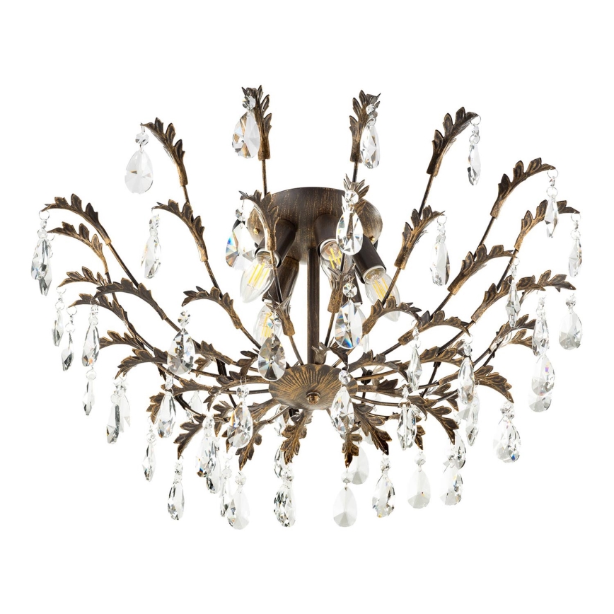 ONLI - Deckenleuchte TERESA 5xE14/6W/230V bronzefarben