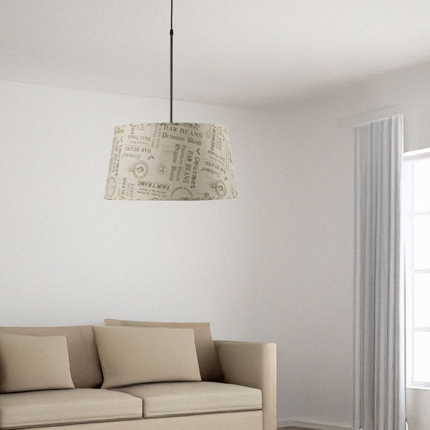 ONLI - Hängeleuchte MAIDA 1xE27/15W/230V d 50 cm braun