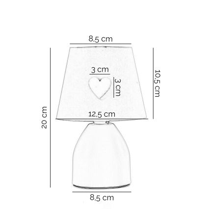 ONLI - Kinderlampe TITTA 1xE14/6W/230V weiß