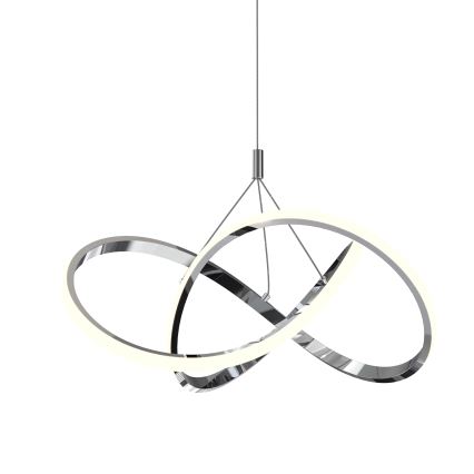 ONLI - LED-Hängeleuchte LOOP LED/40W/230V 4000K glänzendes Chrom