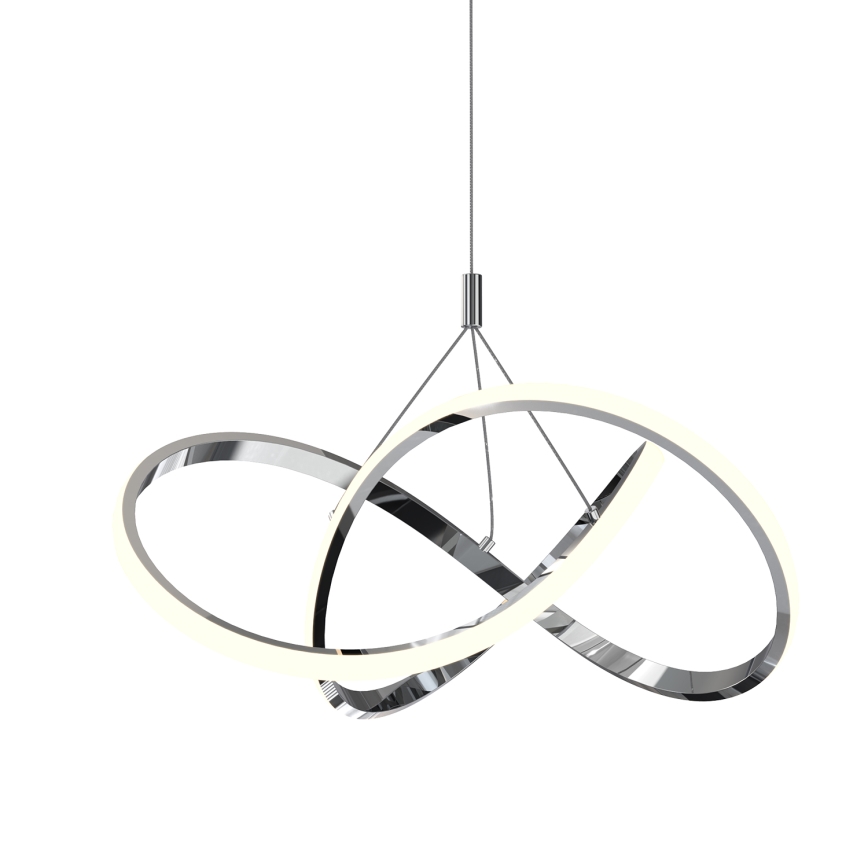 ONLI - LED-Hängeleuchte LOOP LED/40W/230V 4000K glänzendes Chrom