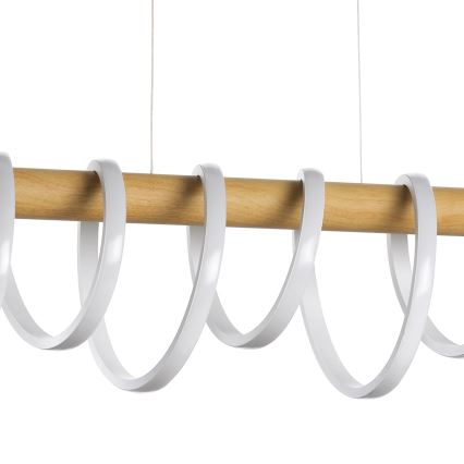 ONLI - LED-Hängeleuchte NILO LED/70W/230V 4000K braun/weiß