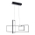 ONLI - LED-Hängeleuchte SQUID LED/60W/230V 4000K schwarz