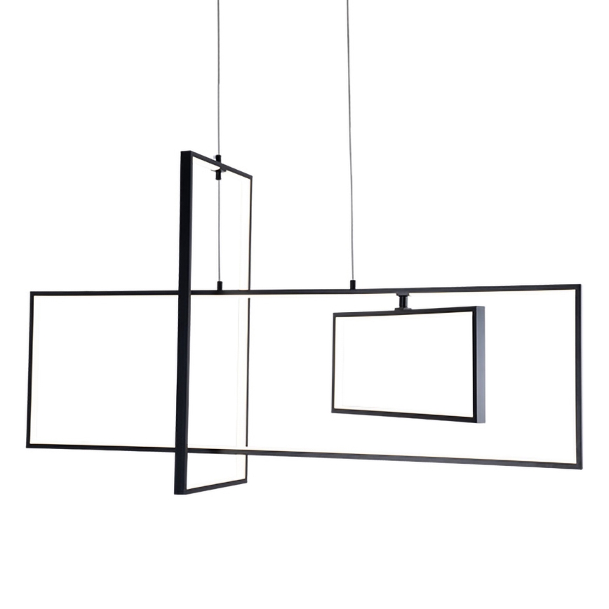 ONLI - LED-Hängeleuchte SQUID LED/60W/230V 4000K schwarz