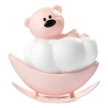 ONLI - LED Wiederaufladbares Kinder-Nachtlicht NUVOLINA LED/2,5W/5V 300 mAh Bär/rosa