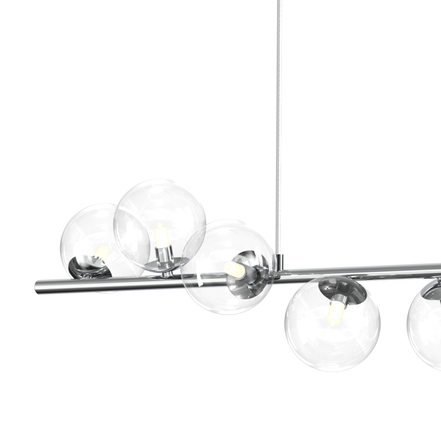 ONLI - Pendelleuchte an Kabel KIMBERLY 8xG9/6W/230V Hochglanzchrom