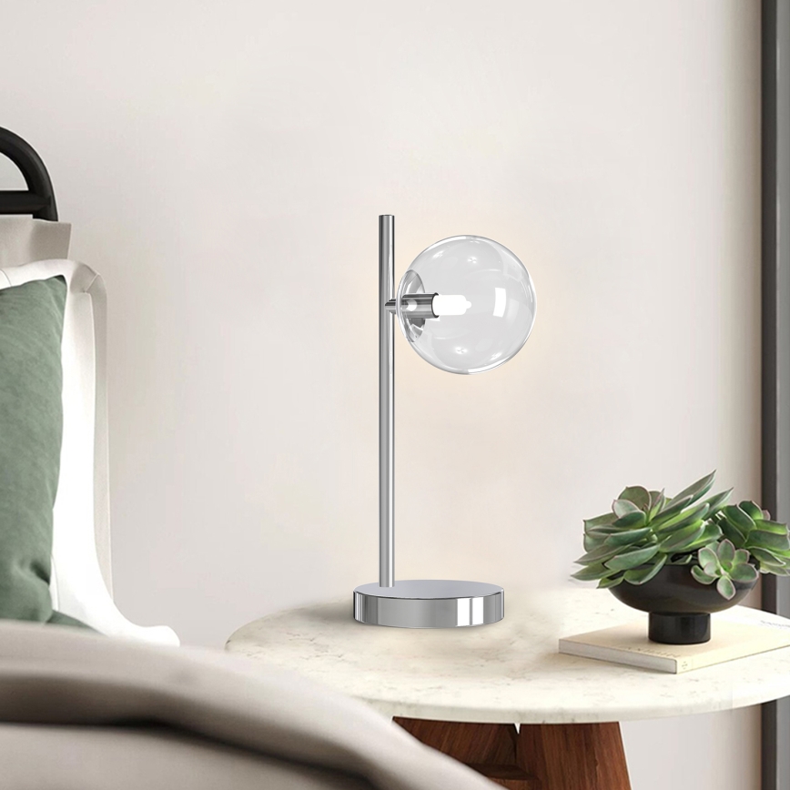 ONLI - Tischlampe KIMBERLY 1xG9/6W/230V 35 cm glänzender Chrom