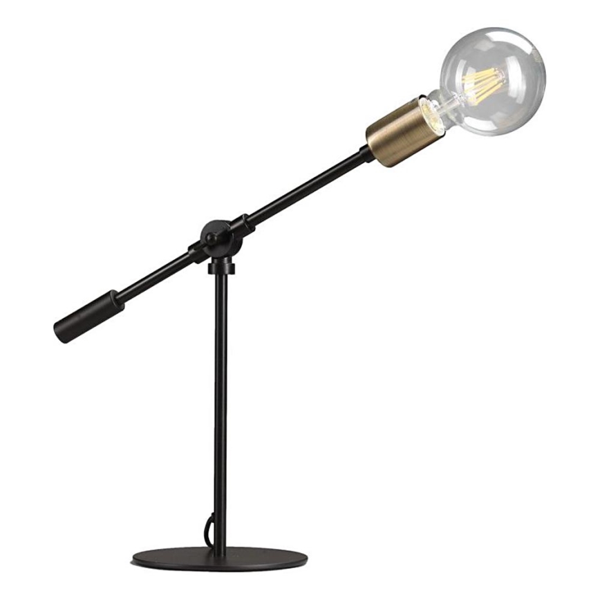 ONLI - Tischleuchte ASTE 1xE27/15W/230V 45 cm schwarz/golden