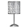 ONLI - Tischleuchte BRUCE 1xE27/15W/230V 40 cm matt Chrom