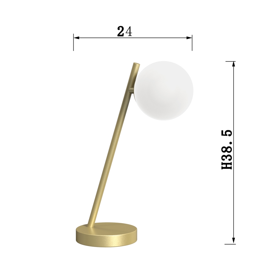 ONLI - Tischleuchte PALOMA 1xG9/10W/230V 38,5 cm golden
