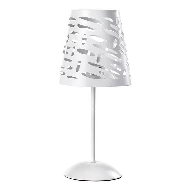 ONLI - Tischleuchte RICKY 1xE14/10W/230V 38 cm weiß