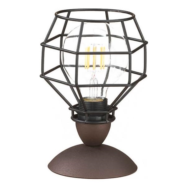 ONLI - Tischleuchte SPINNE 1xE27/15W/230V 23 cm schwarz/braun