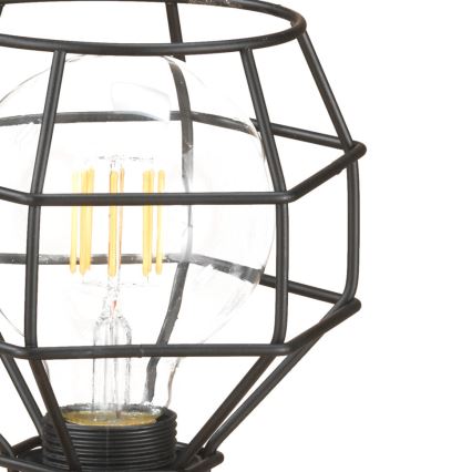 ONLI - Tischleuchte SPINNE 1xE27/15W/230V 23 cm schwarz/braun