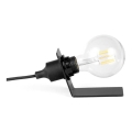 ONLI - Tischleuchte WIRE 1xE27/15W/230V 10 cm schwarz