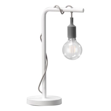 ONLI - Tischleuchte WIRE 1xE27/15W/230V 50 cm grau/weiß