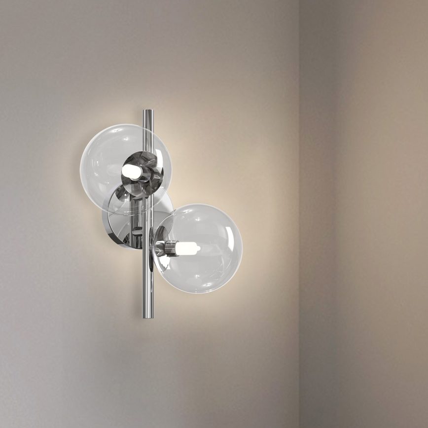 ONLI - Wandleuchte KIMBERLY 2xG9/6W/230V glänzender Chrom