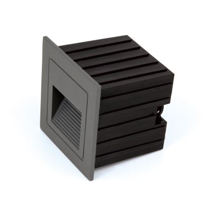 LED-Einbaubeleuchtung LORO LED/2W/230V IP65 anthrazit