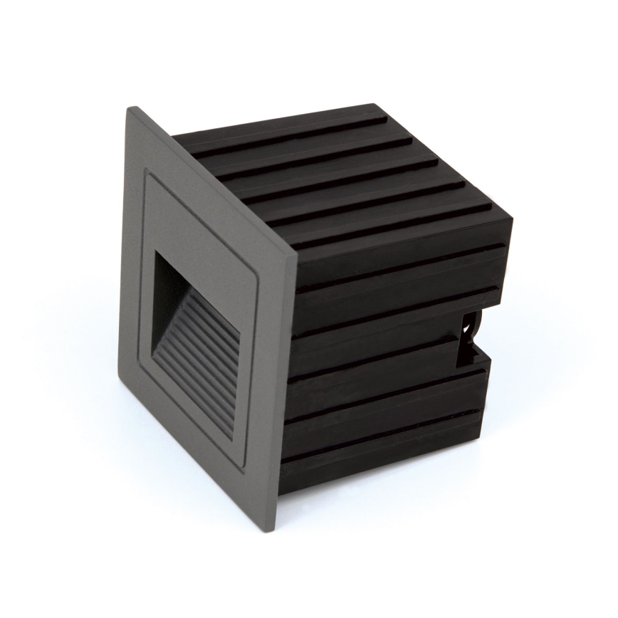 LED-Einbaubeleuchtung LORO LED/2W/230V IP65 anthrazit