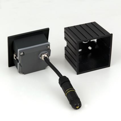 LED-Einbaubeleuchtung LORO LED/2W/230V IP65 schwarz