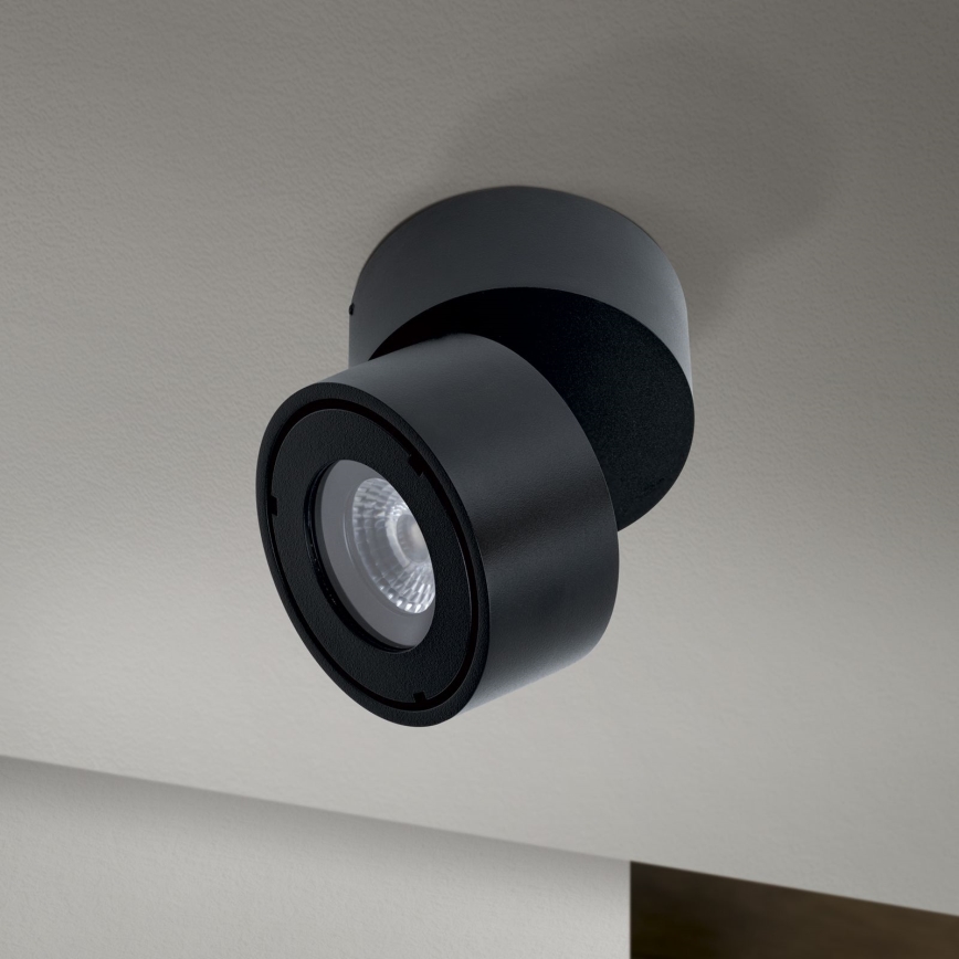 Dimmbarer LED-Badezimmerstrahler HARVEY LED/15W/230V IP65 schwarz