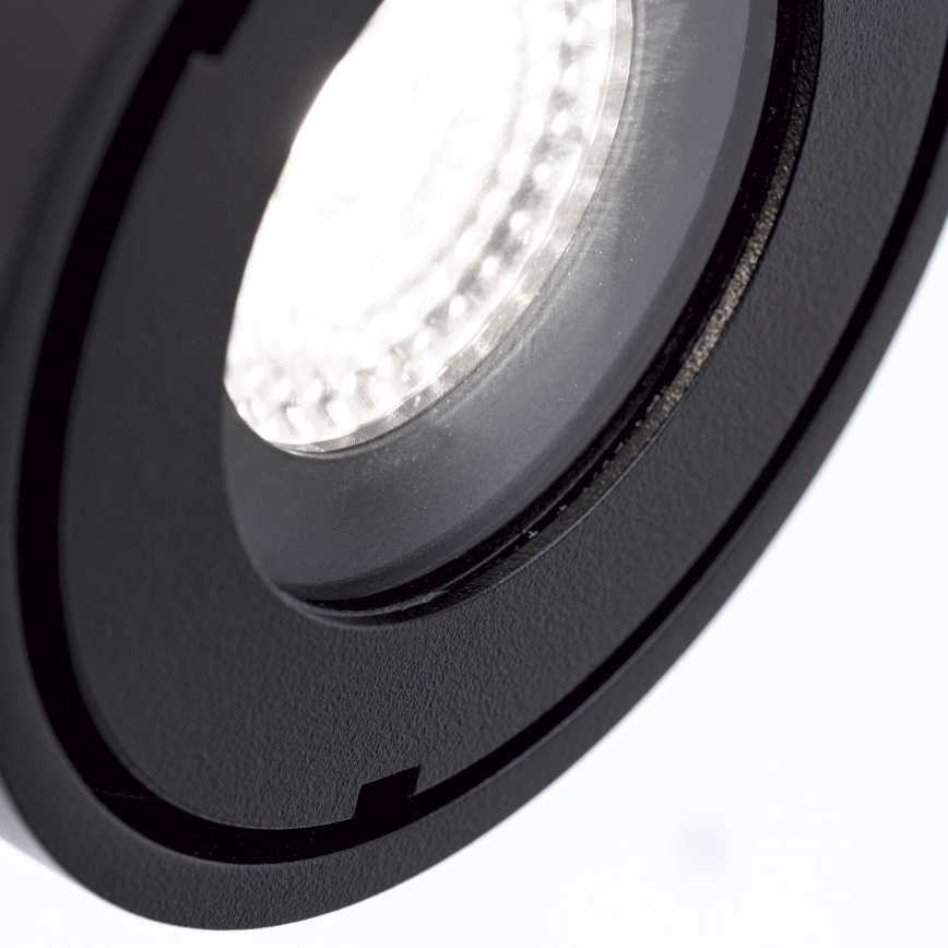 Dimmbarer LED-Badezimmerstrahler HARVEY LED/15W/230V IP65 schwarz