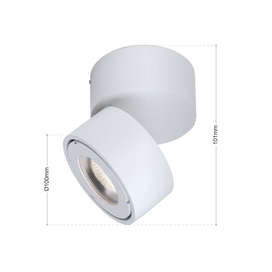 Dimmbarer LED-Badezimmerstrahler HARVEY LED/15W/230V IP65 weiß