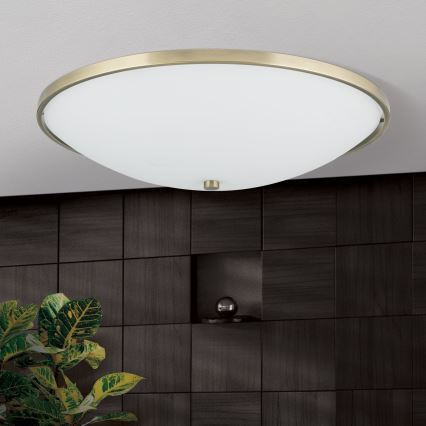 Deckenleuchte AIDA 5xE27/60W/230V d 56,5 cm Messing