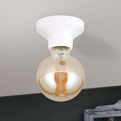 Deckenleuchte FROST 1xE27/60W/230V weiß