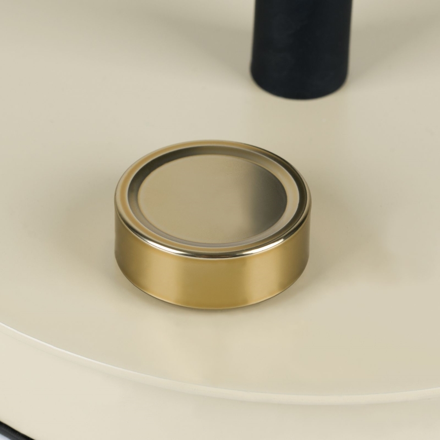 Dimmbar, flexible Tischlampe DOTTY 1xGU10/10W/230V Beige/Schwarz