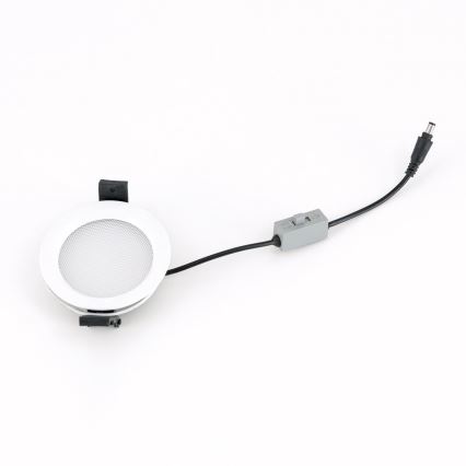 LED-dimmbare Badezimmer-Einbauleuchte OFFICE LED/25W/230V 3000/4000/6000K Ø 17 cm UGR19 IP44 weiß