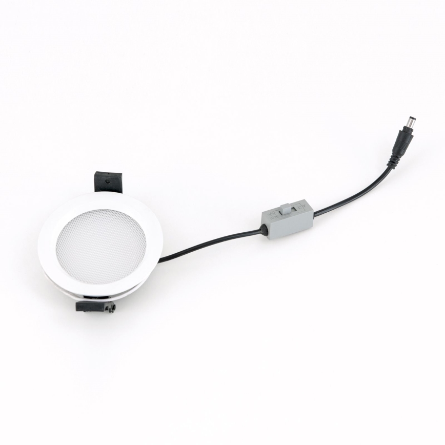LED-dimmbare Badezimmer-Einbauleuchte OFFICE LED/25W/230V 3000/4000/6000K Ø 17 cm UGR19 IP44 weiß