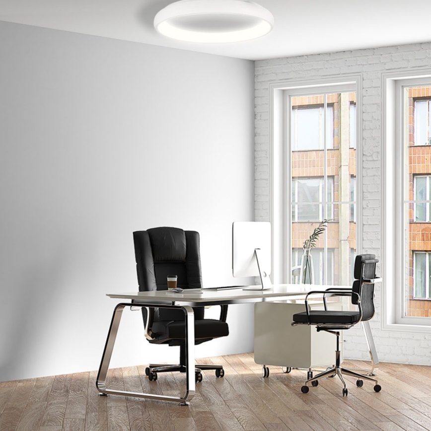 Dimmbare LED-Deckenleuchte VENUS LED/50W/230V d 61 cm weiß