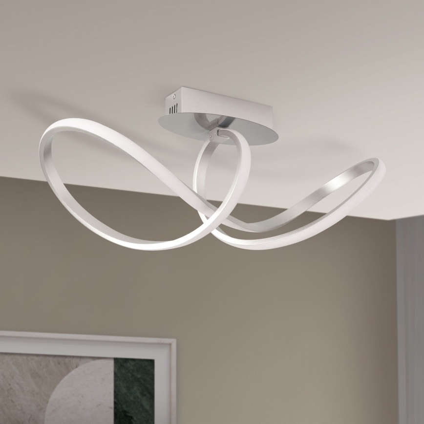 Dimmbare LED-Anbauleuchte CIRCUS LED/30W/230V matt Chrom