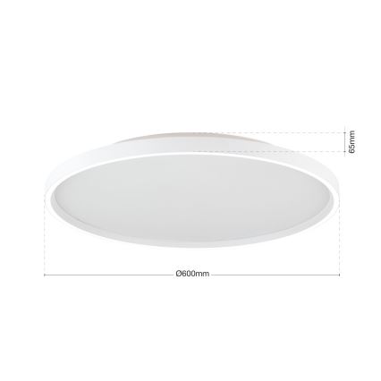 LED Dimmbares Deckenleuchte MASCA LED/47W/230V 2700/3350/4000K Ø 60 cm Weiß