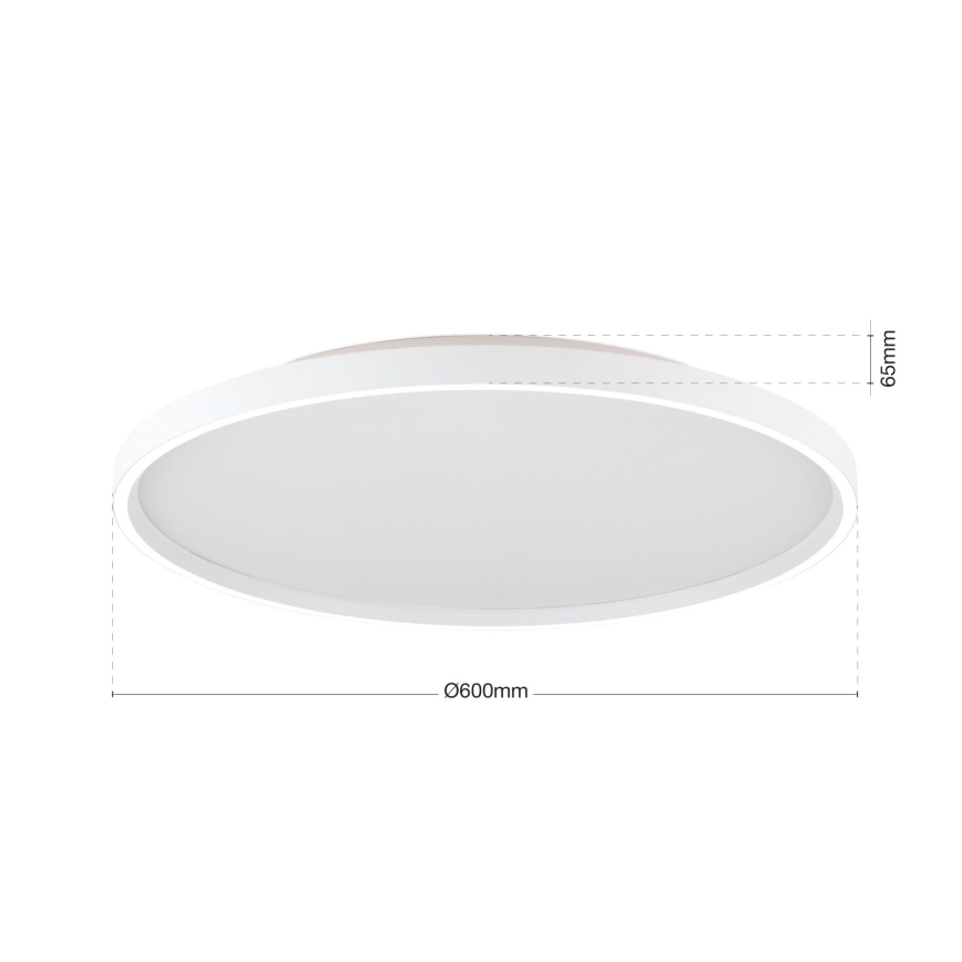 LED Dimmbares Deckenleuchte MASCA LED/47W/230V 2700/3350/4000K Ø 60 cm Weiß