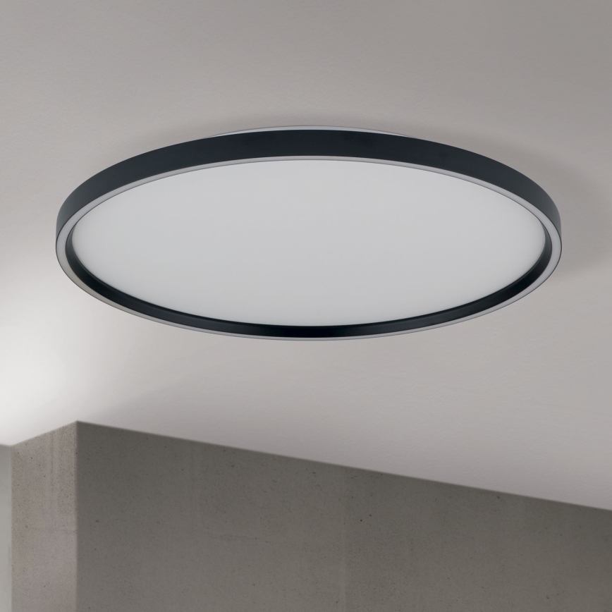 LED Dimmbares Deckenleuchte MASCA LED/47W/230V 2700/3350/4000K Ø 60 cm Schwarz