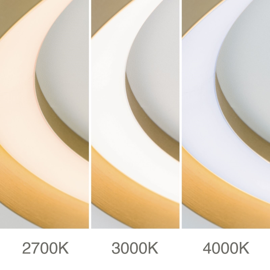 LED dimmbares Deckenleuchte MANTA LED/38W/230V 2700/3000/4000K Ø 45 cm gold