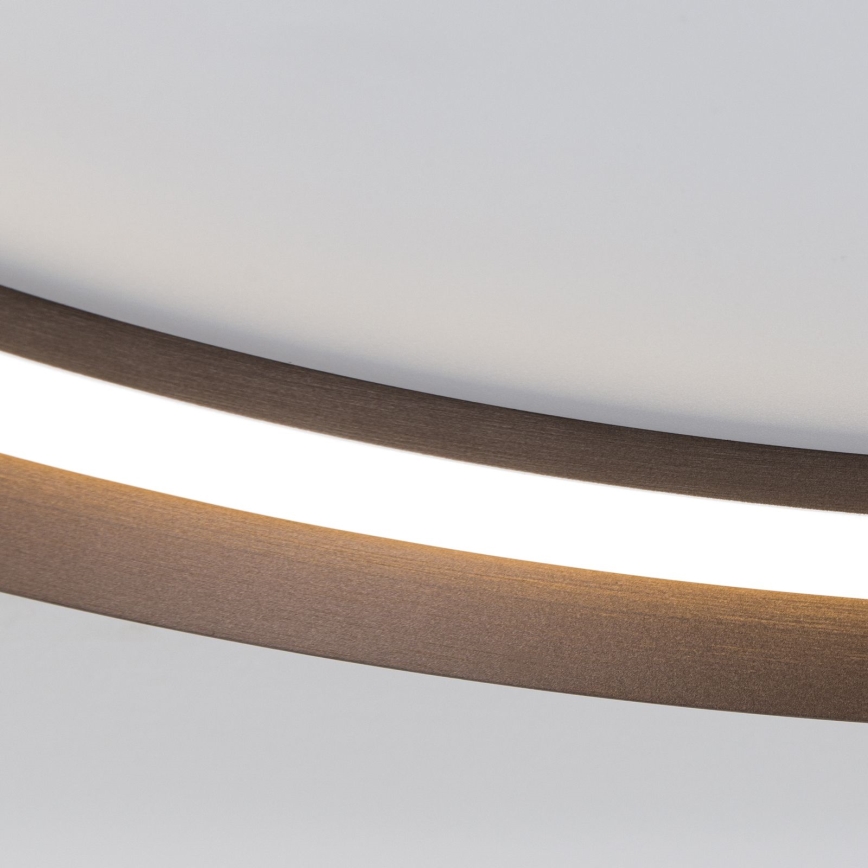 LED Dimmbares Deckenleuchte MANTA LED/38W/230V 2700/3000/4000K Ø 45 cm Braun