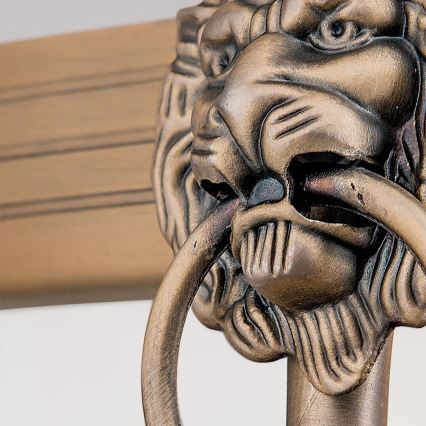 Hängeleuchte an Kette ROCCA 3xE27/60W/230V d 42 cm bronzen/weiß