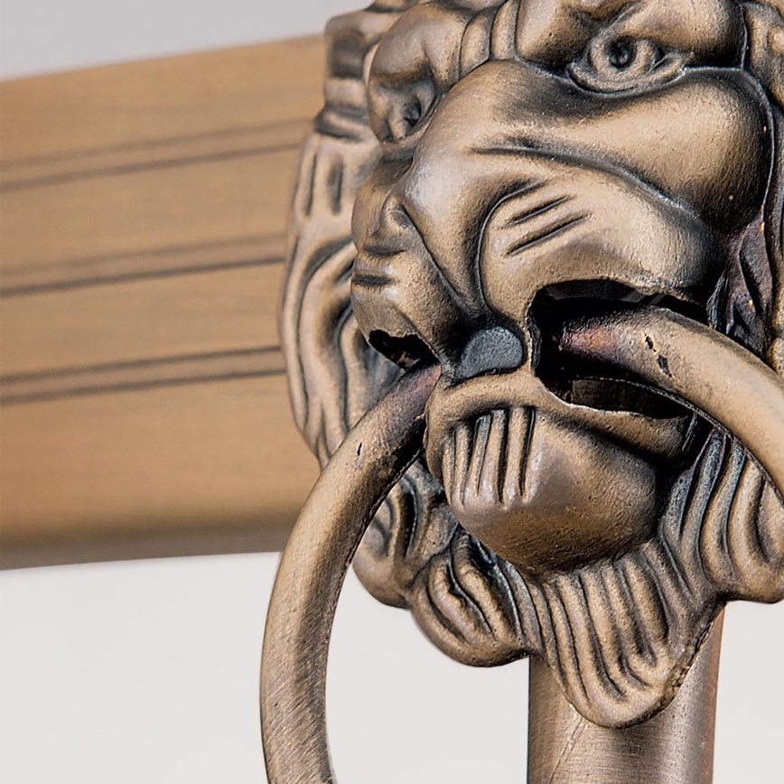 Hängeleuchte an Kette ROCCA 3xE27/60W/230V d 42 cm bronzen/weiß