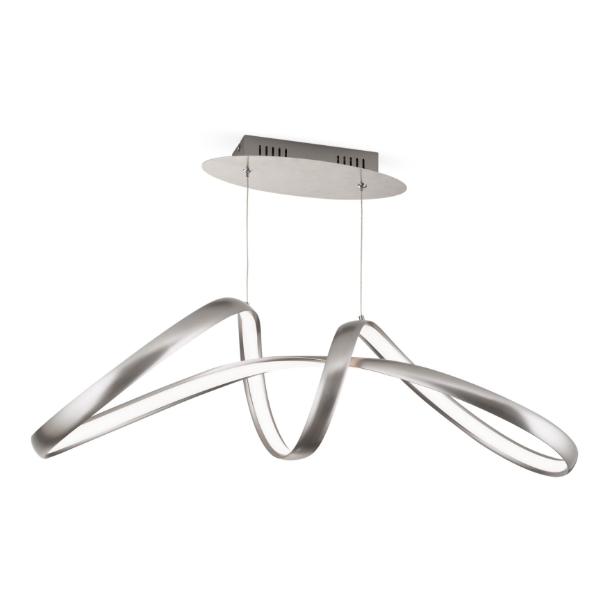 LED dimmbare Hängeleuchte an Seil CIRCUS LED/36W/230V silber