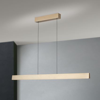 Dimmbare LED-Hängeleuchte TARA LED/44W/230V 2700/3800/4500/5700K golden