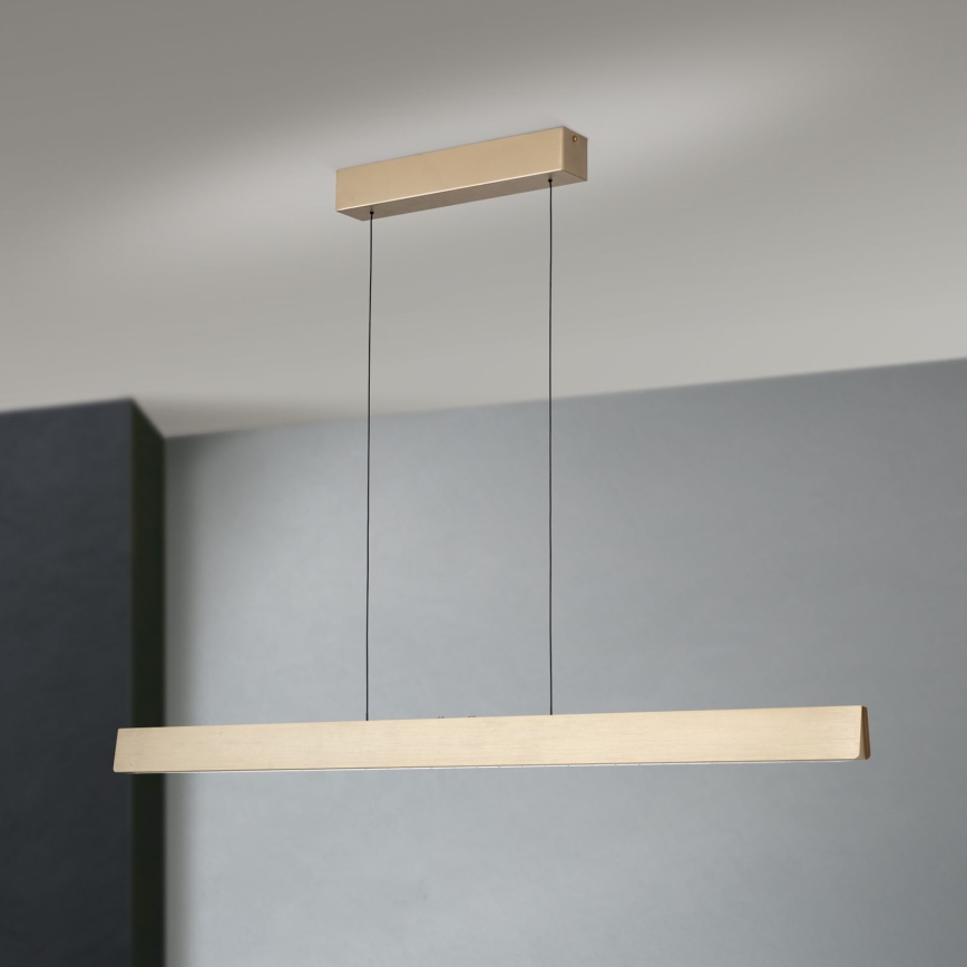 Dimmbare LED-Hängeleuchte TARA LED/44W/230V 2700/3800/4500/5700K golden
