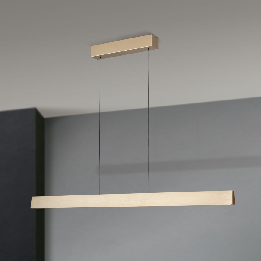 Dimmbare LED-Hängeleuchte TARA LED/44W/230V 2700/3800/4500/5700K golden