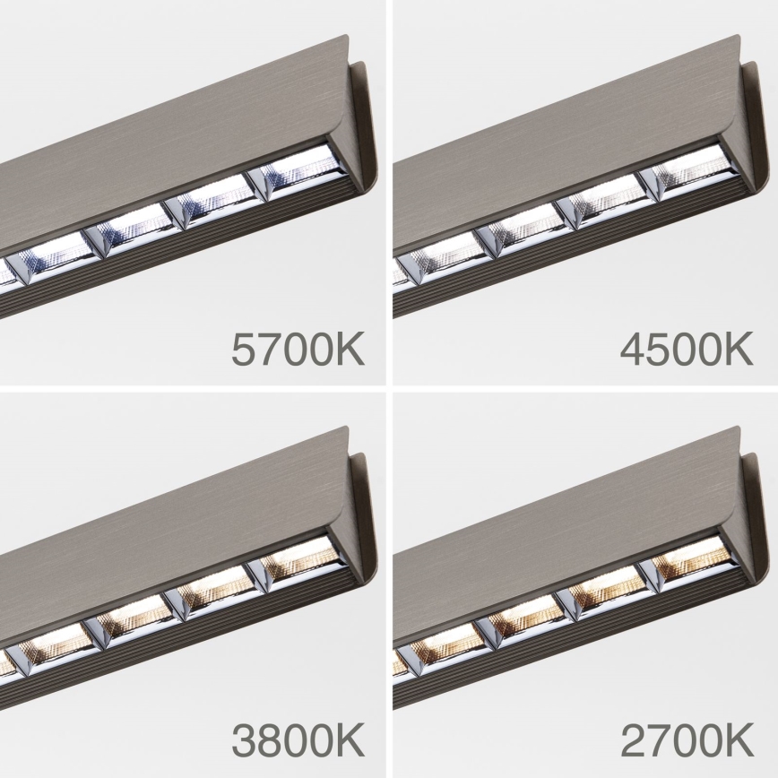 Dimmbare LED-Hängeleuchte TARA LED/44W/230V 2700/3800/4500/5700K matt Chrom